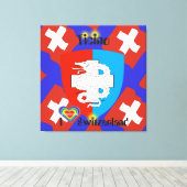 Ticino Schweiz Suisse Svizzera Svizra Leinwand Canvas Afdruk (Insitu (Houten vloer))