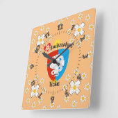 Ticino Schweiz Suisse Svizzera Svizra Uhr Vierkante Klok (Hoek)