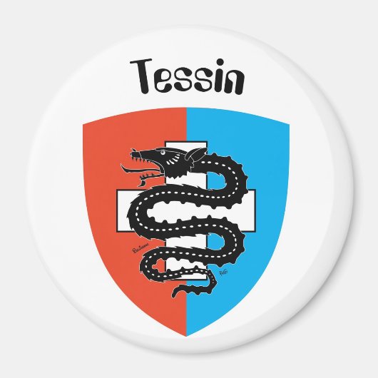 Ticino Svizzera/Tessin Schweiz Magnet (Voorkant)