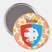 Ticino Svizzera/Tessin Schweiz Magnet (Voorkant / Achterkant)