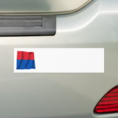 Ticino Waving Flag Bumpersticker (Op auto)