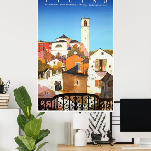 Ticino, Zwitserland Poster voor reizen (Thuiskantoor)