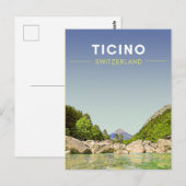  Ticino Zwitserland reizen Briefkaart (Voorkant / Achterkant)