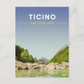  Ticino Zwitserland reizen Briefkaart (Voorkant)