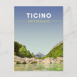  Ticino Zwitserland reizen Briefkaart