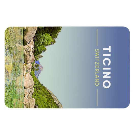  Ticino Zwitserland reizen Magneet (Horizontaal)