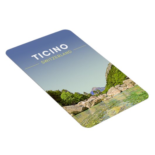  Ticino Zwitserland reizen Magneet (Rechterzijde)