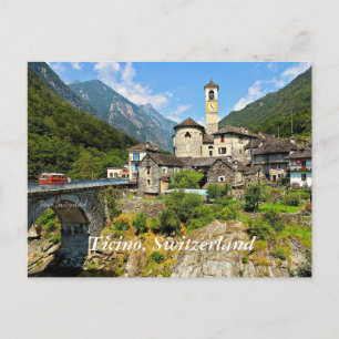 Ticino, Zwitserland schilderachtig foto Briefkaart
