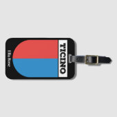 Ticino, Zwitserland | Wapenmunt Bagagelabel (Voorkant (horizontaal))