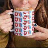 Ticino, Zwitserland. Zwitserse en kanton wapenschi Mok