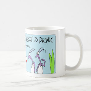 Tick brengt dessert koffiemok