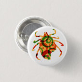 Tick Disease Awareness Pin Ronde Button 3,2 Cm (Voorkant /achterkant)