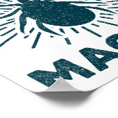 Tick Magnet Shirt Funny Camping En Wandelende Bug Poster (Hoek)
