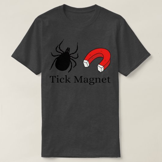 Tick Magnet T-shirt (Design voorkant)