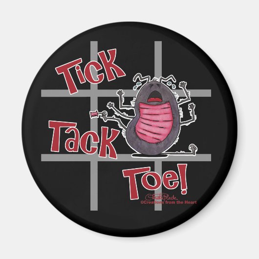 Tick Tack Toe! Magneet (Voorkant)