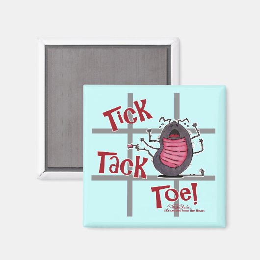 Tick Tack Toe! Magneet (Voorkant / Achterkant)