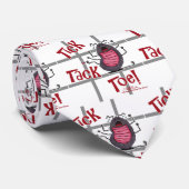 Tick Tack Toe! Stropdas (Opgerold)