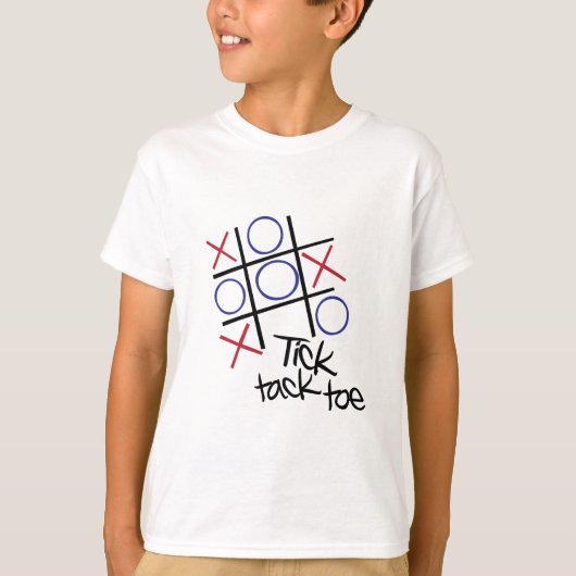Tick Tack Toe T-shirt (Voorkant)