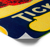 Tick Tock Berry Label Poster (Hoek)