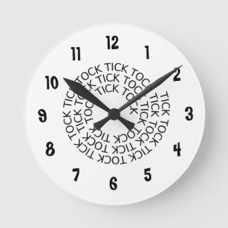 Tick Tock Clock Ronde Klok