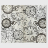 Tick Tock Furniture Poster Cadeaupapier (Vlak)
