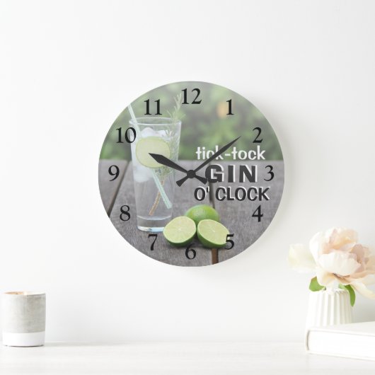 Tick Tock | Gin O'Clock Grote Klok (Huis)