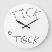 Tick tock grote klok (Voorkant)