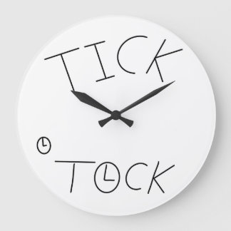 Tick tock grote klok