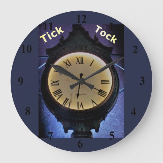 Tick tock grote klok (Voorkant)
