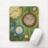 Tick tock - klokken overal mousepad muismat (Met muis)