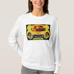 Tick Tock Rhubarb Label T-shirt