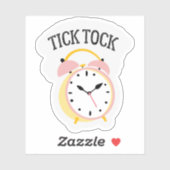 Tick Tock-sticker Sticker (Vel)