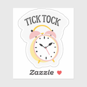 Tick Tock-sticker Sticker