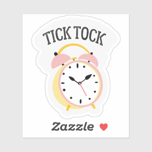 Tick Tock-sticker Sticker (Vel)