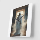 Tick-Tock vertelt het verhaal van de tijd Vierkante Klok (Hoek)