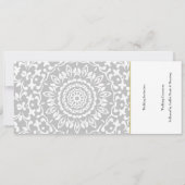 Ticket Boarding Pass Trouwbestemming Barbados Kaart (Achterkant)