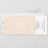 Ticket Boarding Pass Trouwbestemming Dominicaanse  Kaart (Achterkant)