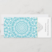 Ticket Boarding Pass Trouwbestemming Mallorca Kaart (Achterkant)