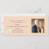 Ticket Boarding Pass Trouwbestemming Thailand Kaart (Achterkant)