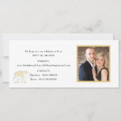 Ticket Boarding Pass Trouwbestemming Thailand Kaart (Achterkant)