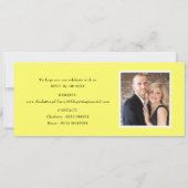 Ticket Boarding Pass Wedding Destination Cyprus Kaart (Achterkant)