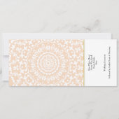 Ticket boarding Pass Wedding Destination Ibiza Kaart (Achterkant)