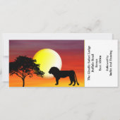 Ticket Boarding Pass Wedding Destination Kenya Kaart (Achterkant)