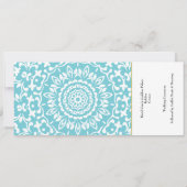 Ticket boarding Pass Wedding Destination Kos Kaart (Achterkant)