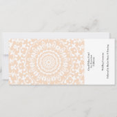 Ticket BoardingPass Wedding Destination California Kaart (Achterkant)