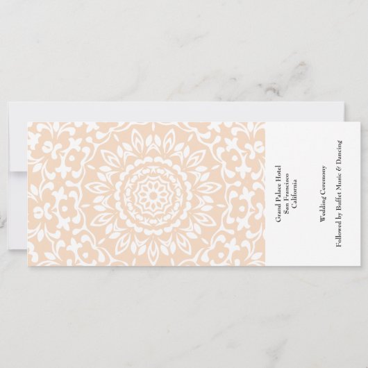 Ticket BoardingPass Wedding Destination California Kaart (Achterkant)