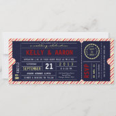  Ticket Diagonaal Stripe Weddenschap Kaart (Voorkant)