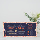  Ticket Diagonaal Stripe Weddenschap Kaart (Staand voorkant)