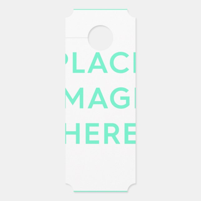 Ticket Doorhanger, Standaard Semi Gloss Deurhanger (Voorkant)