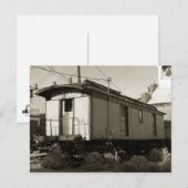 Ticket en Briefkaart treinwagons (Voorkant / Achterkant)